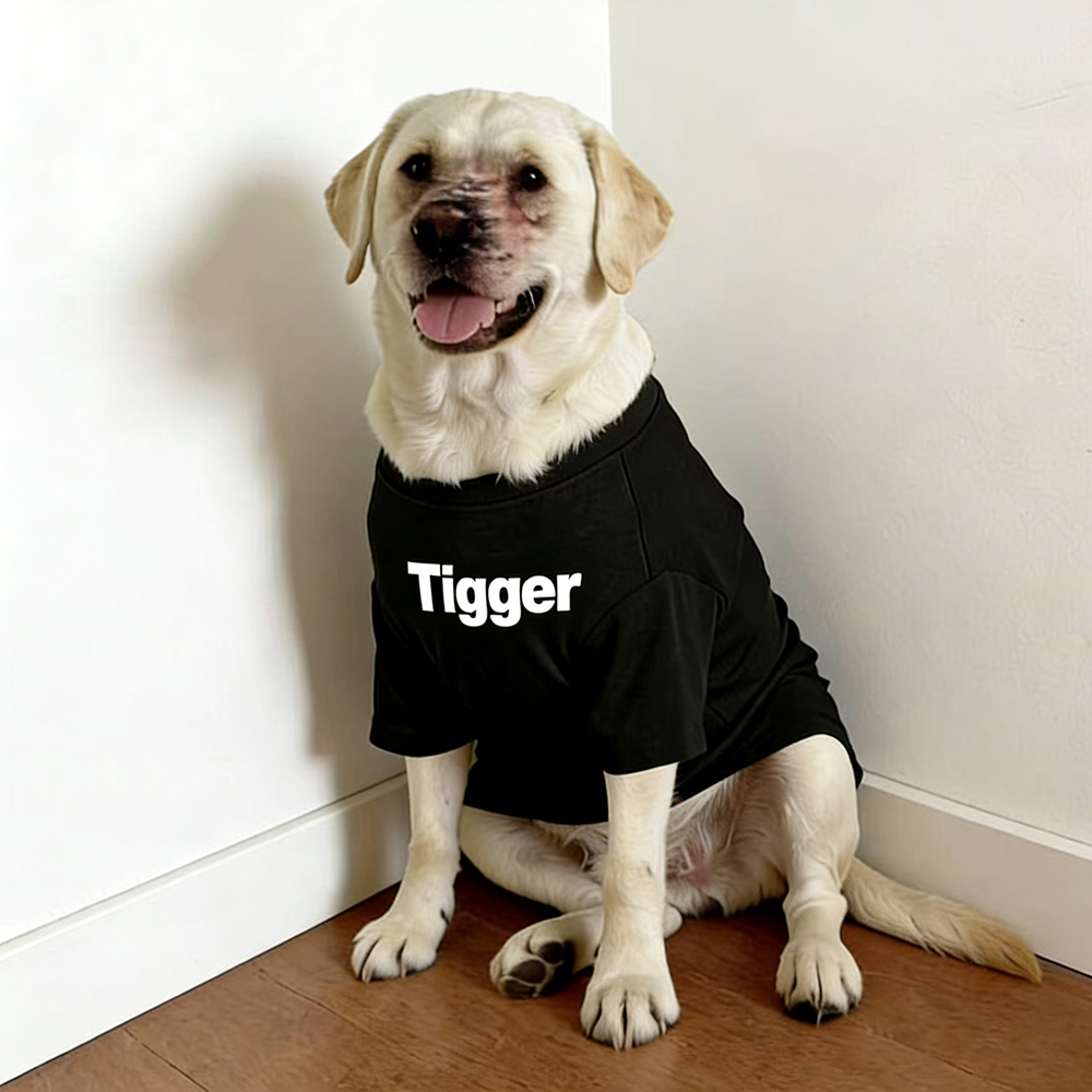 Personalized Chicken Nuggets Large Size Soft Pet Tee | BKPet447