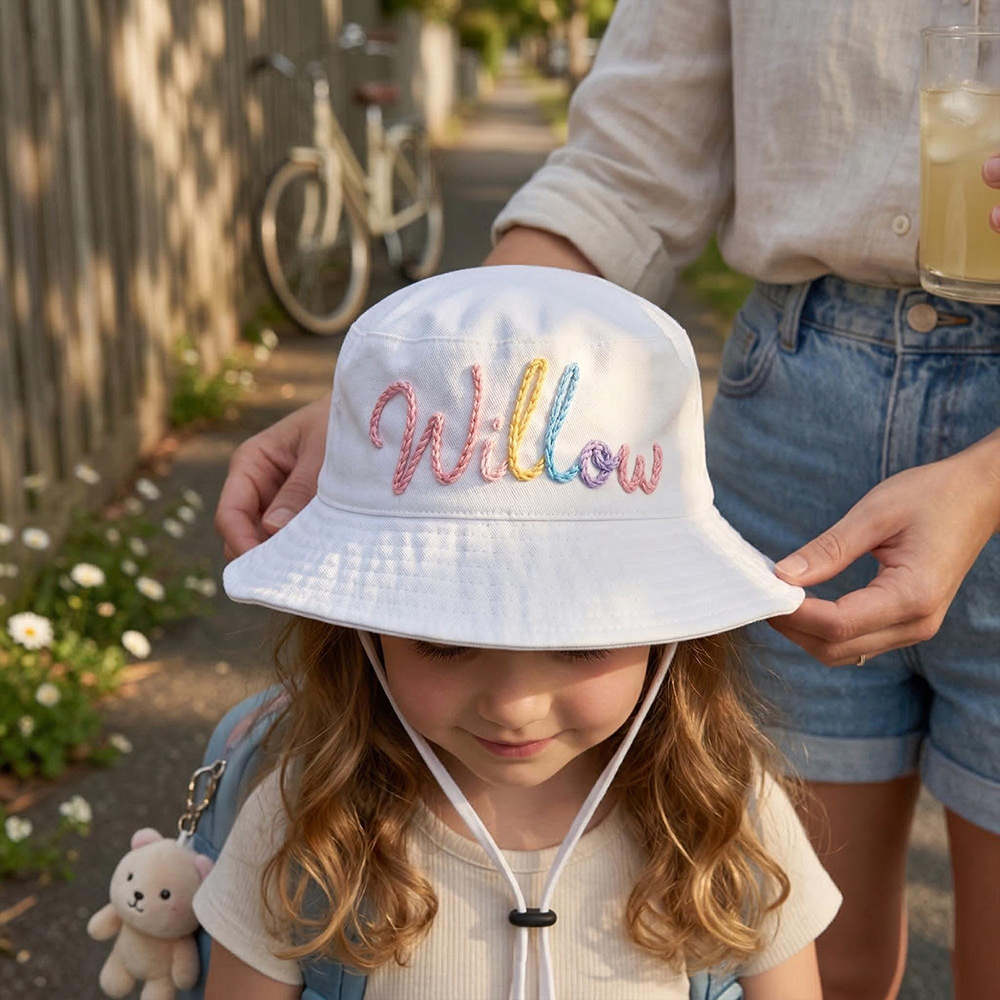 Personalized Kid Handmade Crocheted Fisherman's Hat | MNSummer17