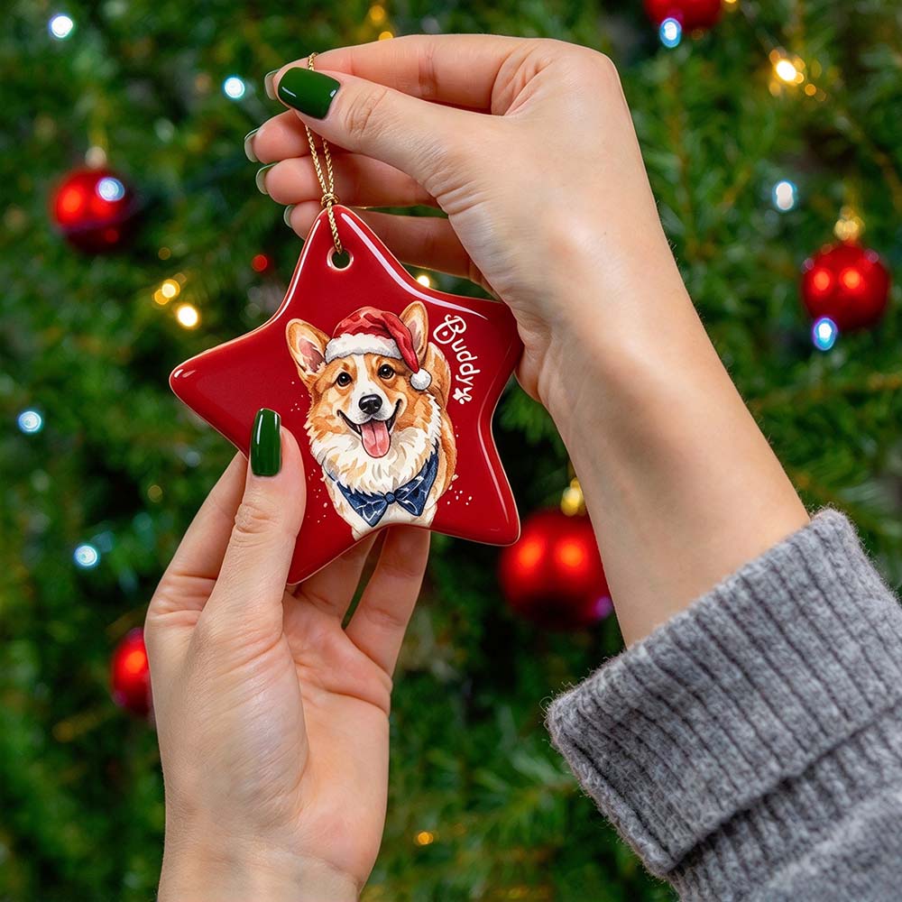 Personalized Pets Adorable Christmas Tree Ornament | MNGift46