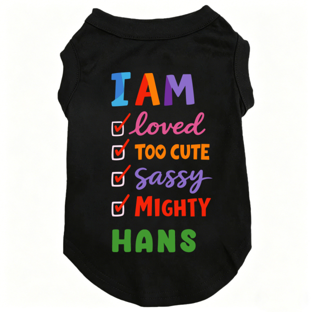 Personalized I AM Loved Checklist Pet Shirt | MNCloth208