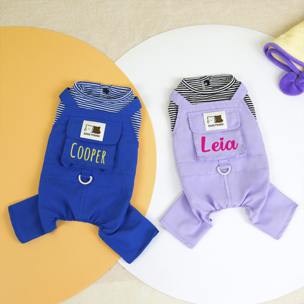 Personalized Pet Lovely Bear Pocket Shirt | BKPet181