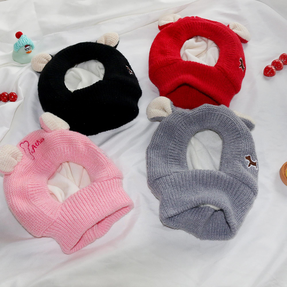 Personalized Embroidered Pet Winter Anti Noise Earmuffs Hat | BKPet206