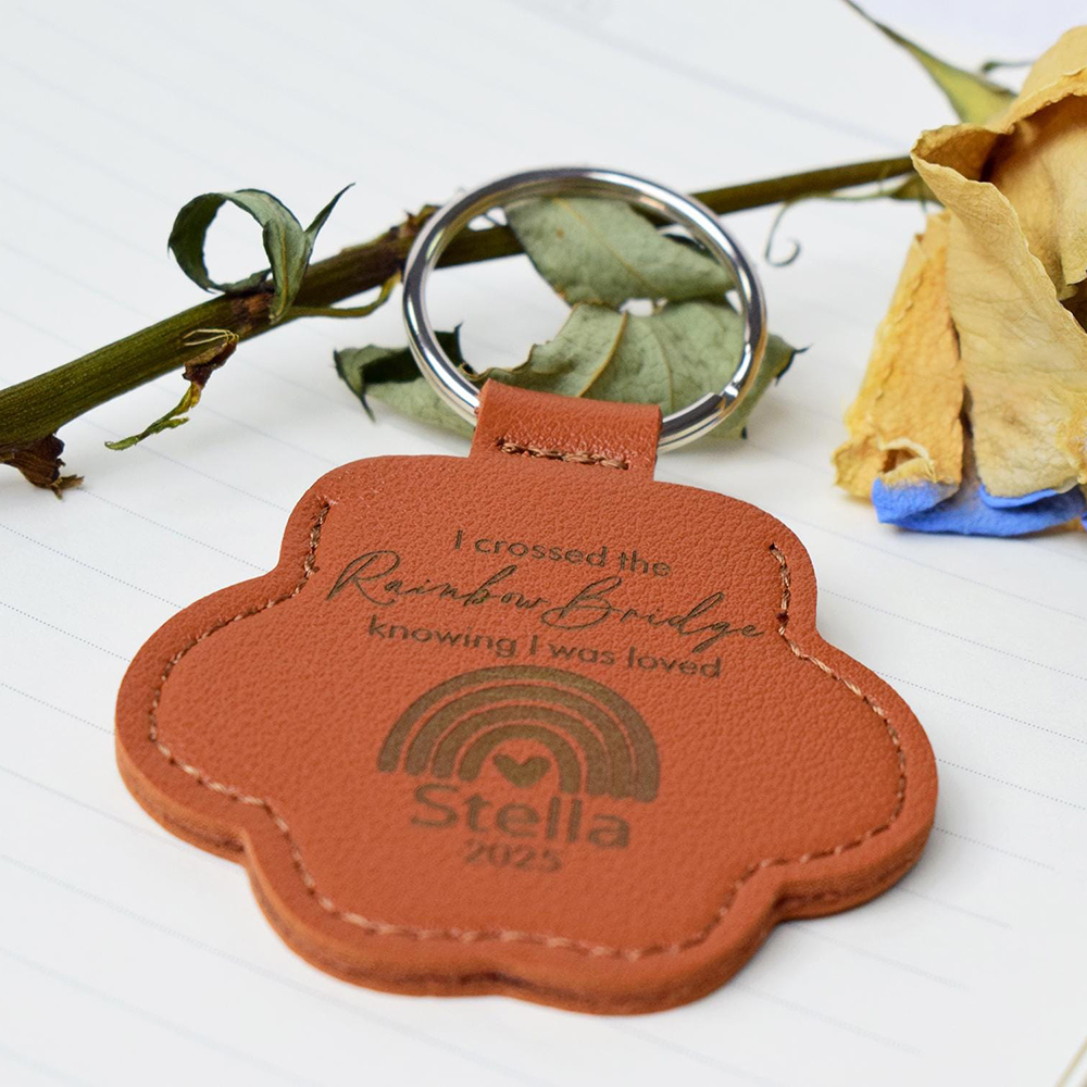 Personalized Pet Fur Storage Memorial Keychain | BKPet253