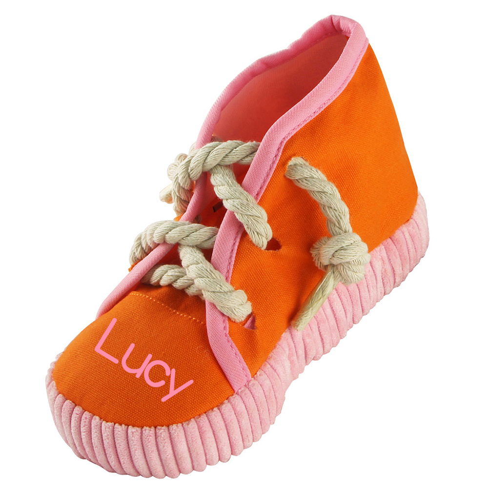 Personalized Puppy Soft Cotton Shoes Chew Toy | BKPet155