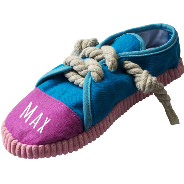 Personalized Puppy Soft Cotton Shoes Chew Toy | BKPet155
