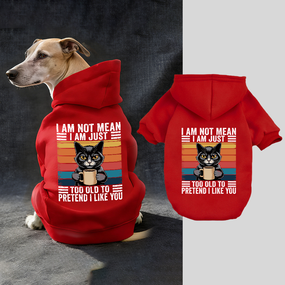 I AM NOT MEAN Puppy Hoodie | BKPet329