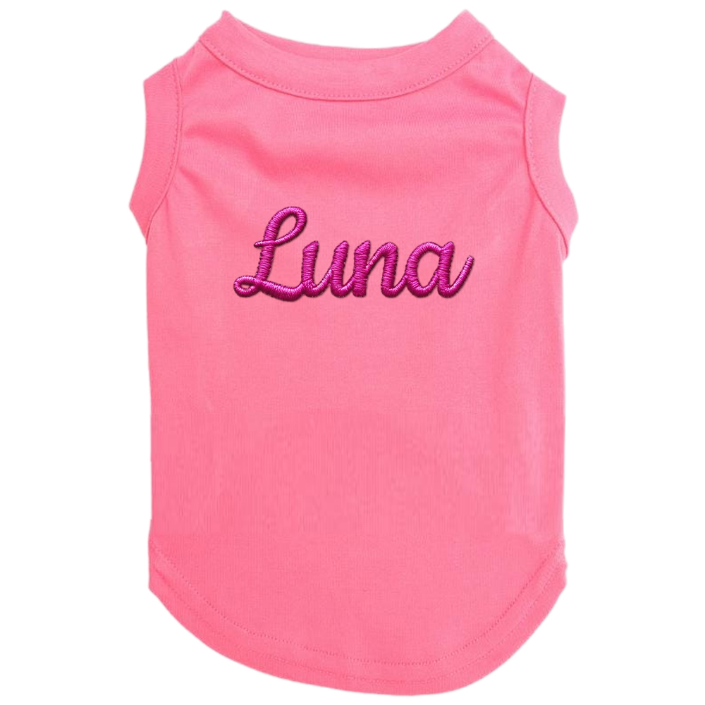 Personalized Embroidery Soft Large Size Pet Shirt | BKPet442