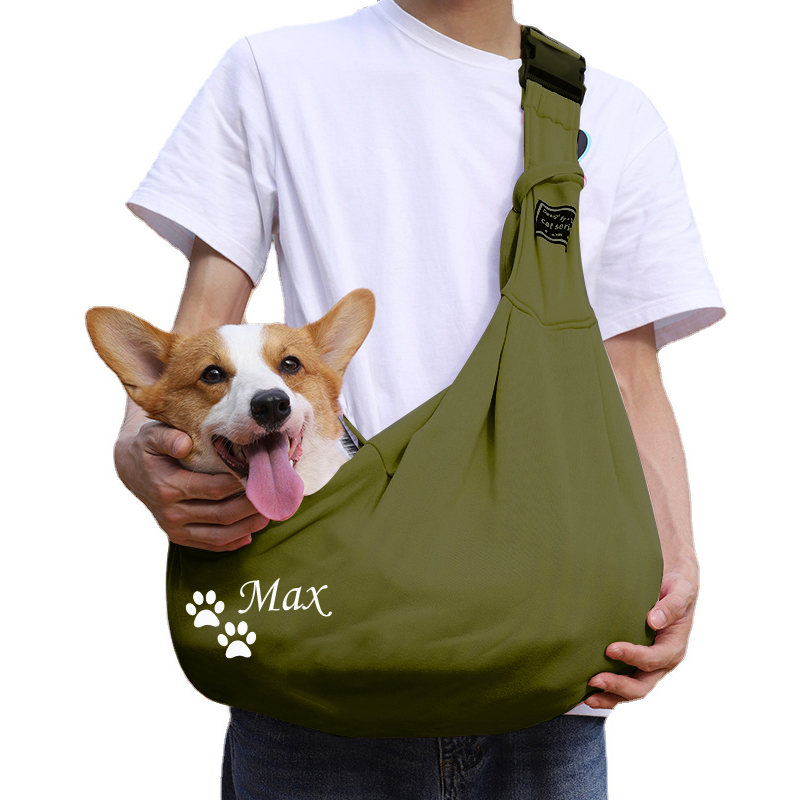 Personalized Pet Hands Free Sling Carrier | BKPet43