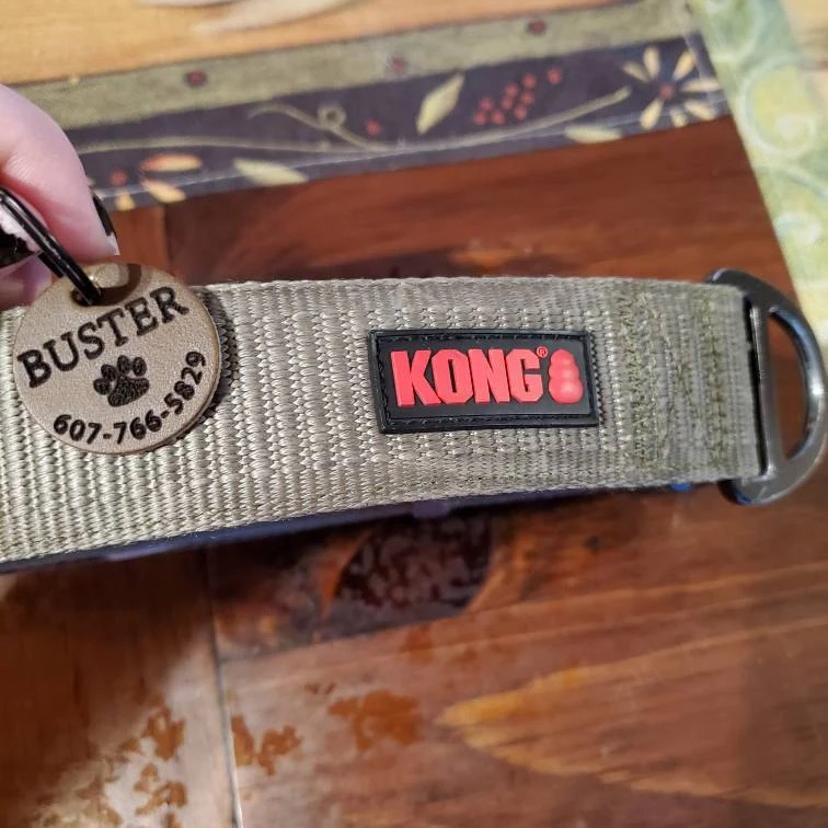 Personalized Handmade Silent Leather Pet ID Tag | BKPet145