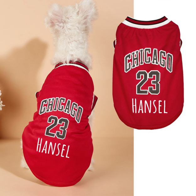 Personalized Pet Basketball Breathable Sport Jersey | BKPet169