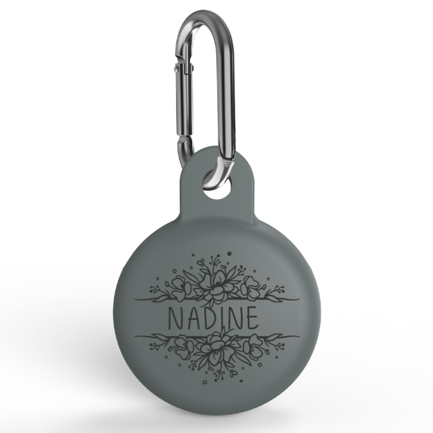 Personalized Pet AirTag Silicone Collar Holder | BKPet174