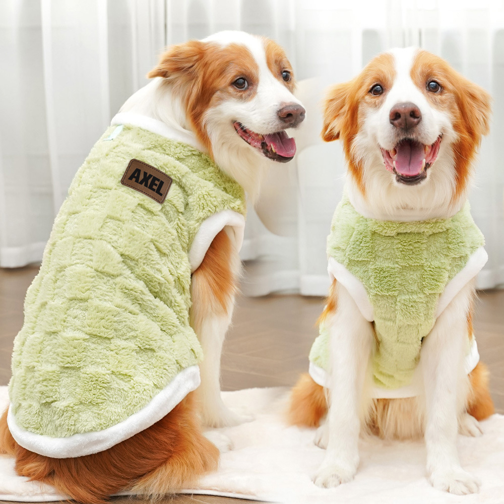 Personalized Warm Plush Dog Winter Coat | BKPet202