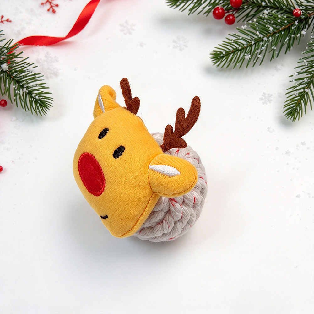 Christmas Rope Pet Knotted Chew Toy | MNToy29