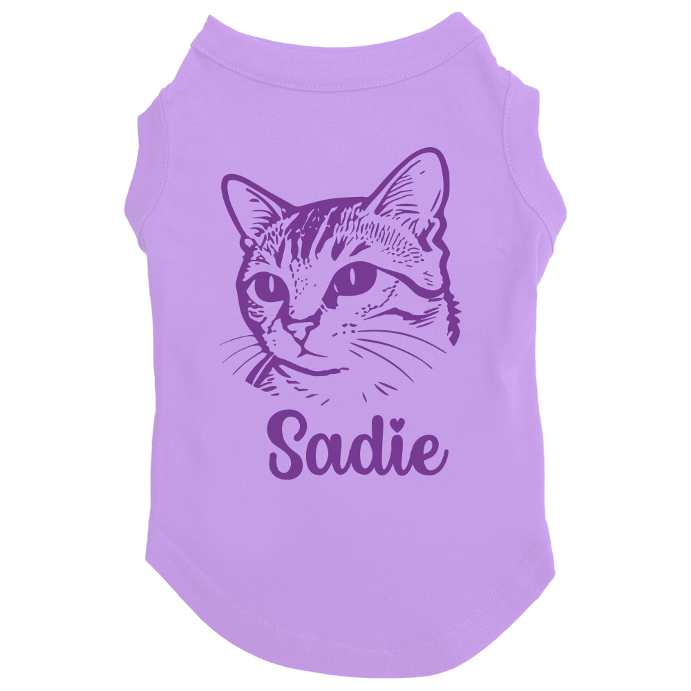 Personalized Adorable Pet Portrait Line-Art Shirt | BKPet440