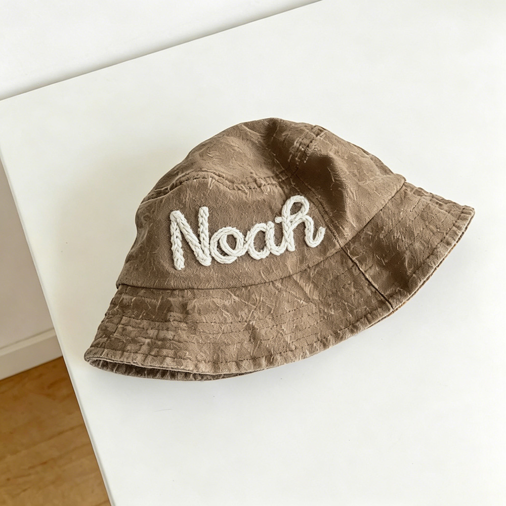 Personalized Embroidery Baby Bucket Hat With Name | MNSummer11