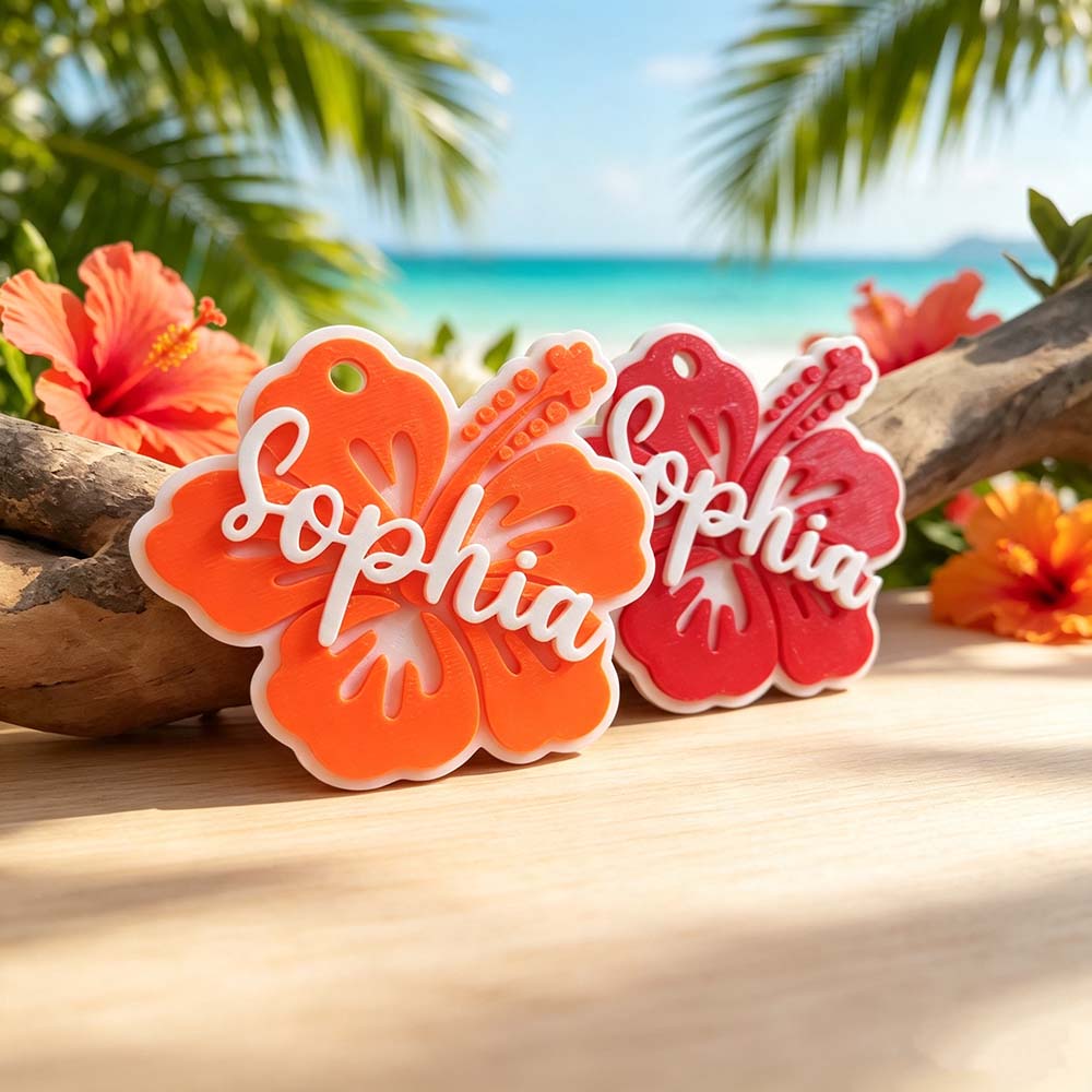 Personalized 3D Printed Backpack Name Tag | MNGift12