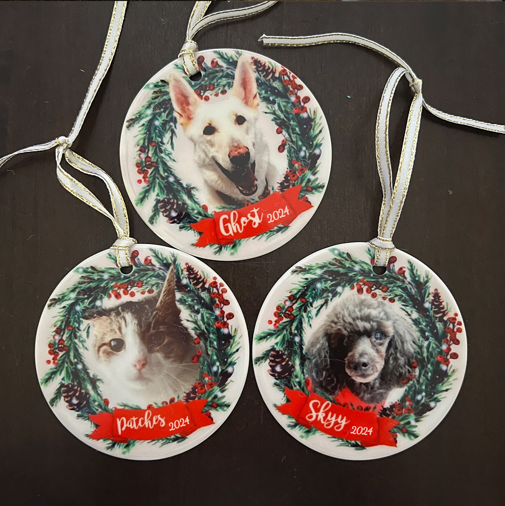 Personalized Pet Christmas Garland Ornaments Decoration | MCGift5715
