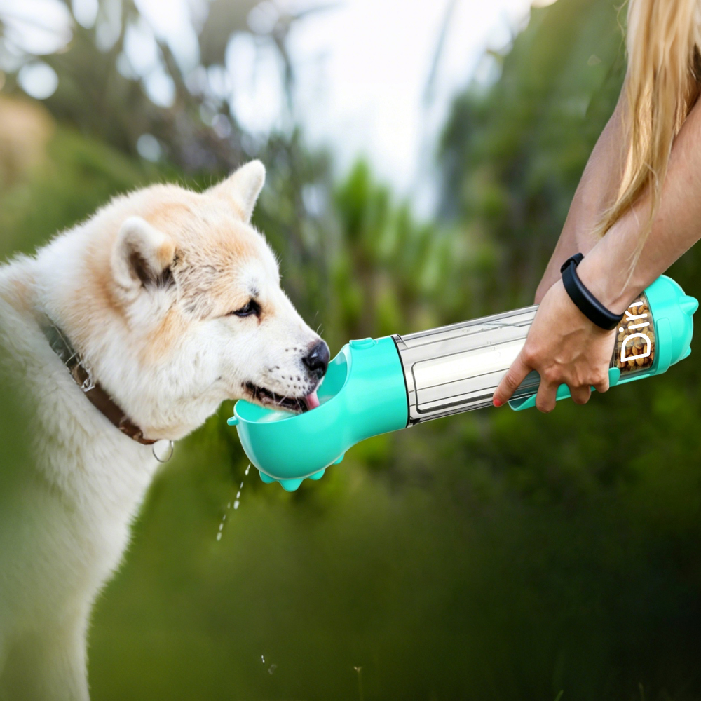Personalized 4 in 1 Dog Water Bottle Container | MNAccs85