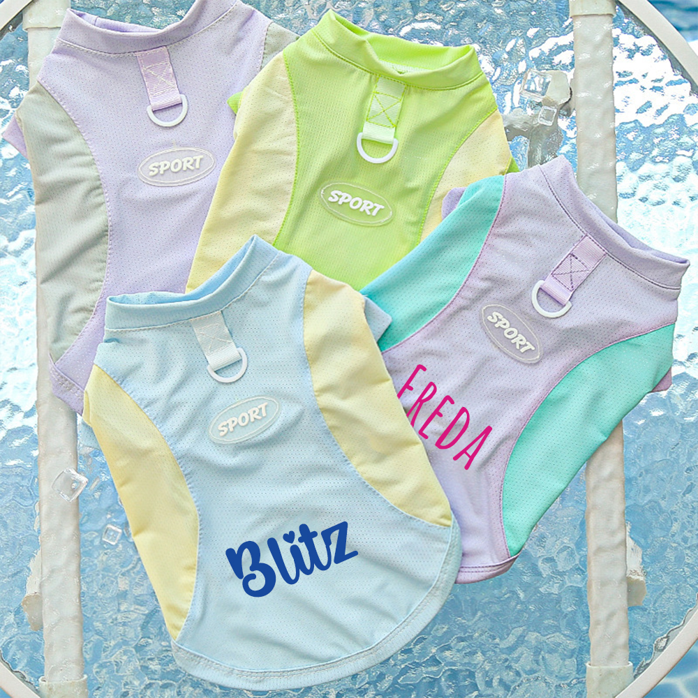 Personalized Pet Summer Cooling Quick-Drying Vest | BKPet155