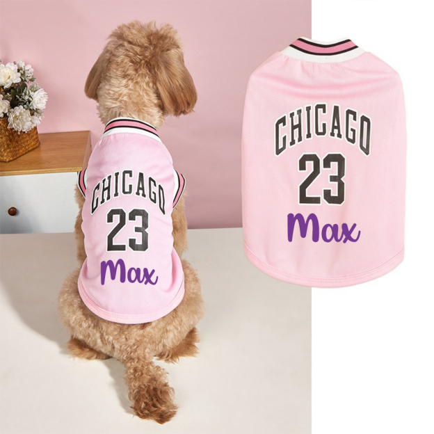 Personalized Pet Basketball Breathable Sport Jersey | BKPet169