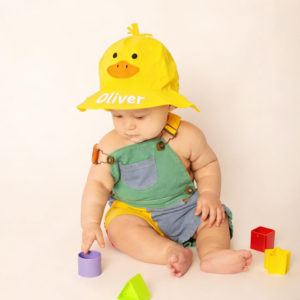 Personalized Embroidery Cute Design Beach Pool Sun Hat | MNSummer07