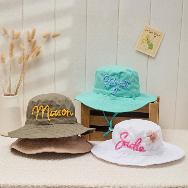 Personalized Kid Handmade Crocheted Fisherman's Hat | MNSummer17