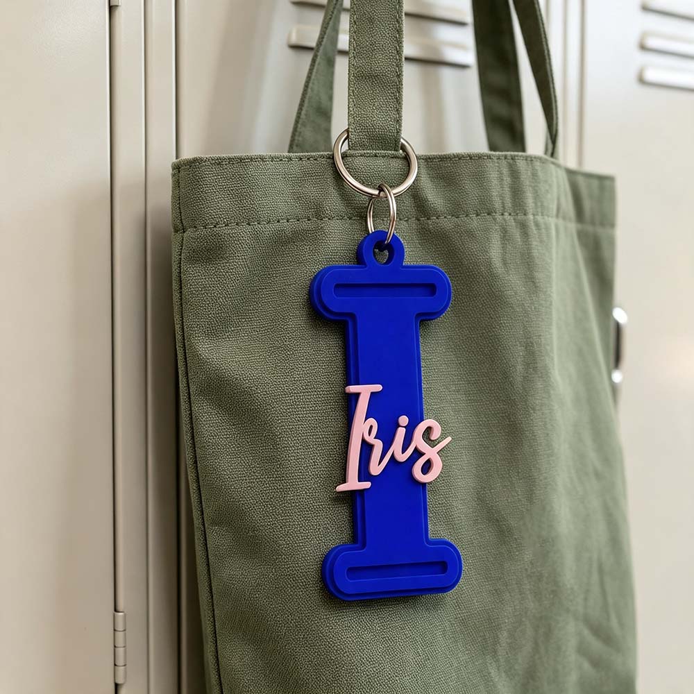 Personalized 3D Printed Backpack Name Tag | MNGift14