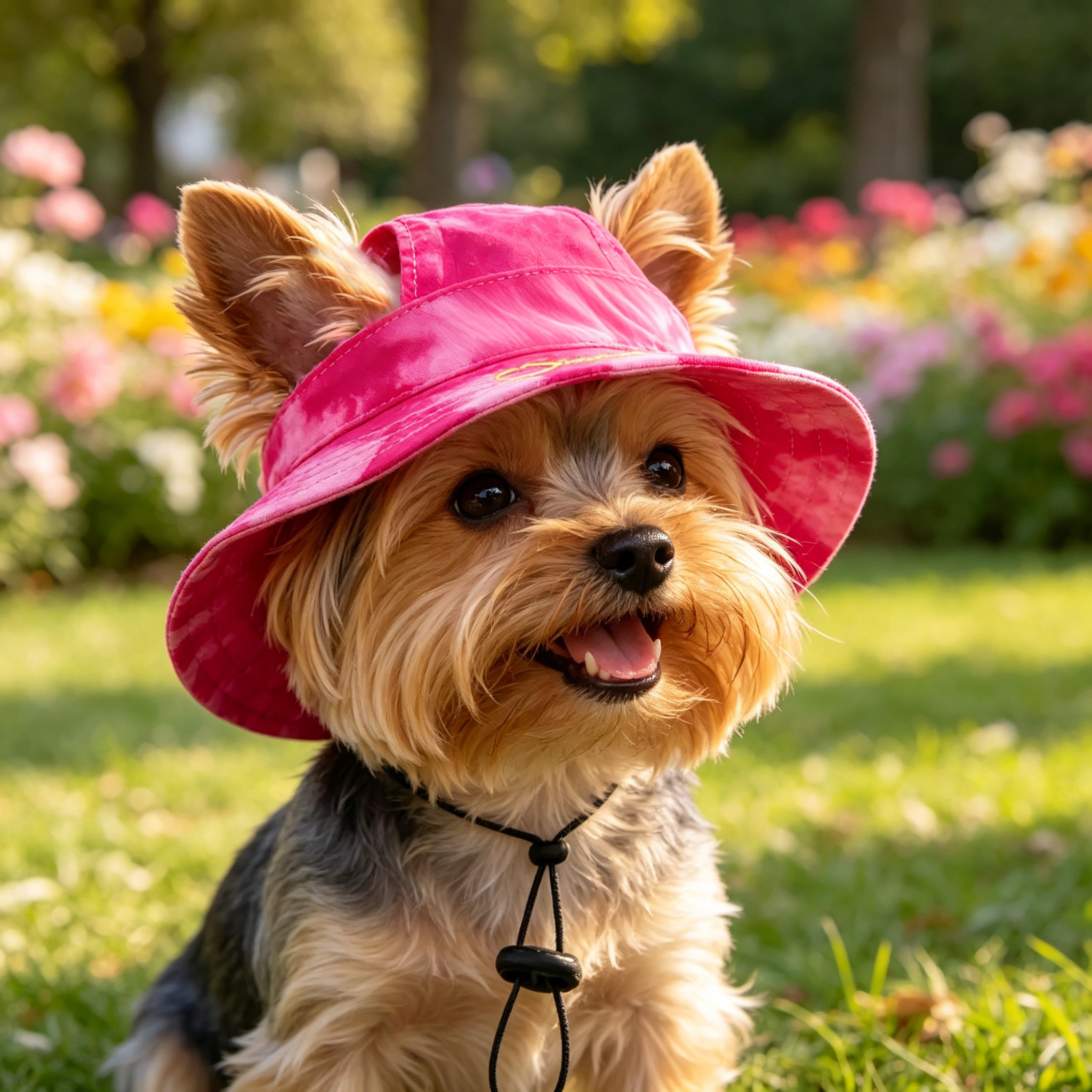 Personalized Embroidery Pet Sun Hat with Ear Holes | MNAccs45