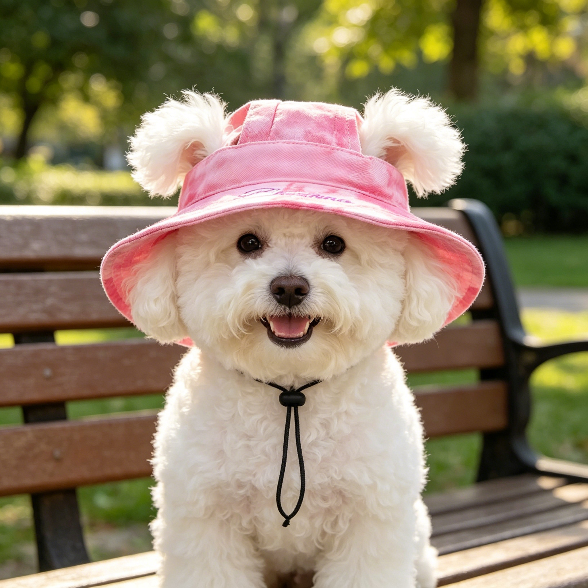 Personalized Embroidery Pet Sun Hat with Ear Holes | MNAccs45