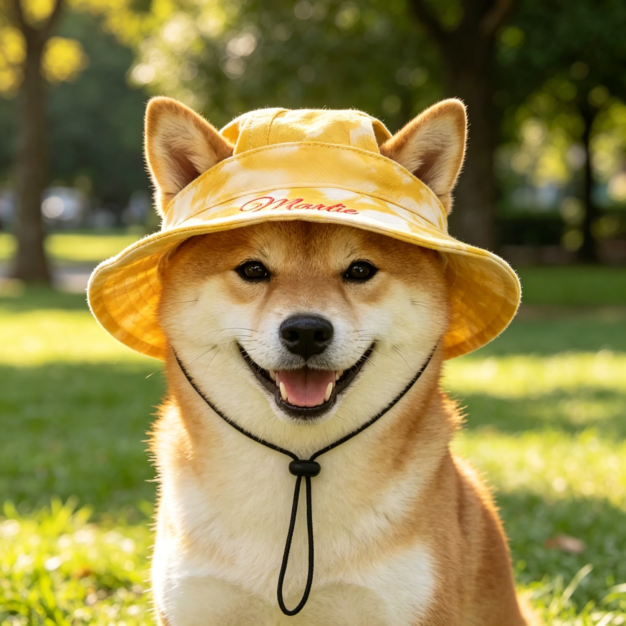 Personalized Embroidery Pet Sun Hat with Ear Holes | MNAccs45
