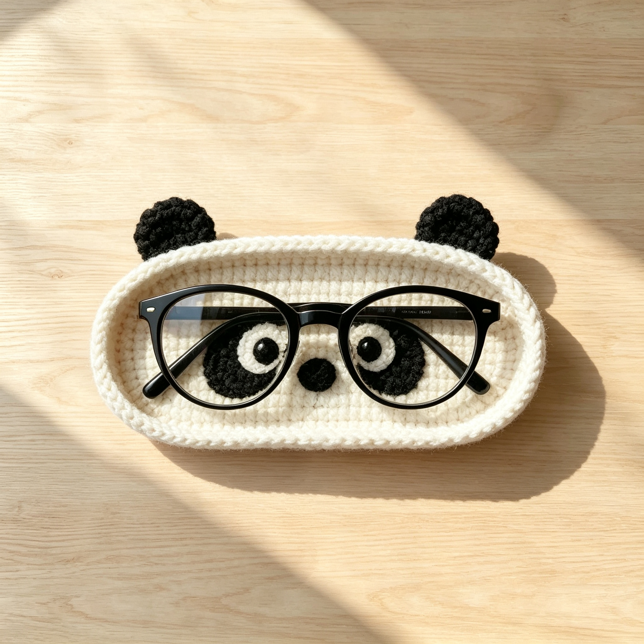 Handmade Crochet Animal Glasses Holder For Kids And Grandparent | MNGift29