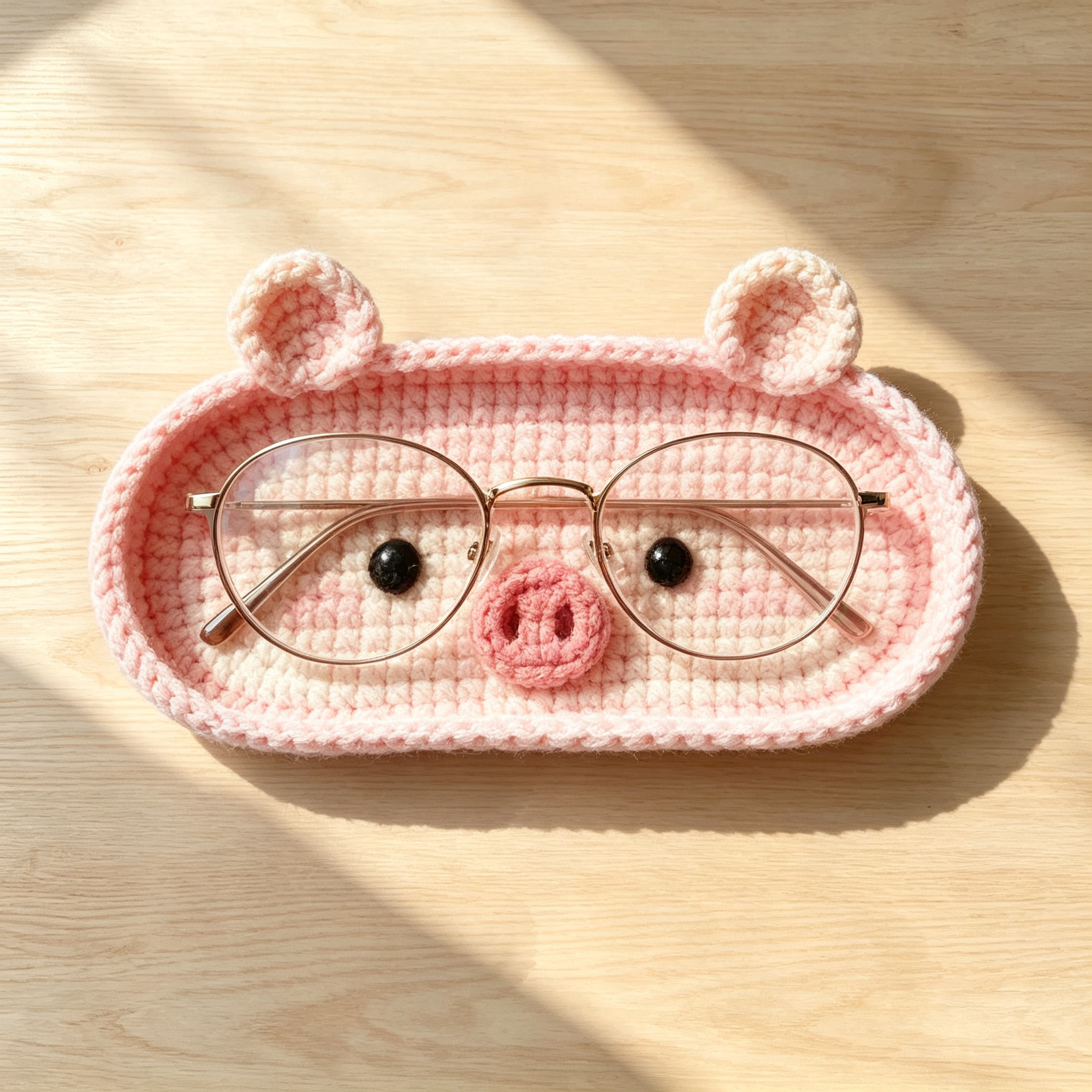 Handmade Crochet Animal Glasses Holder For Kids And Grandparent | MNGift29