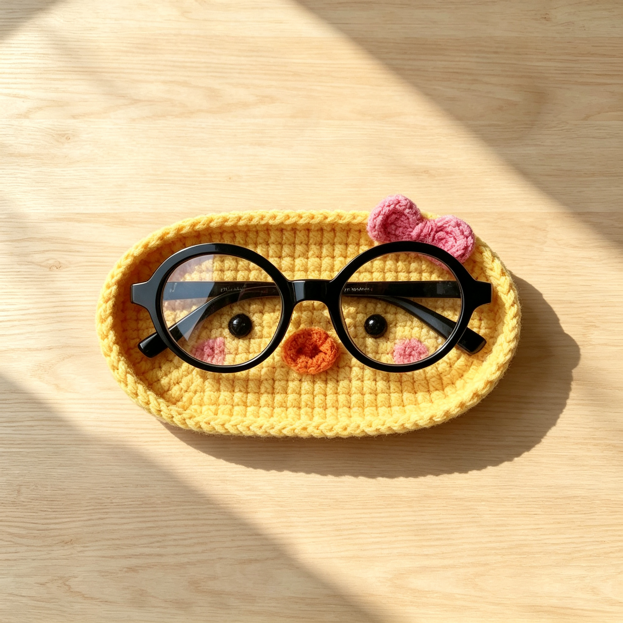 Handmade Crochet Animal Glasses Holder For Kids And Grandparent | MNGift29
