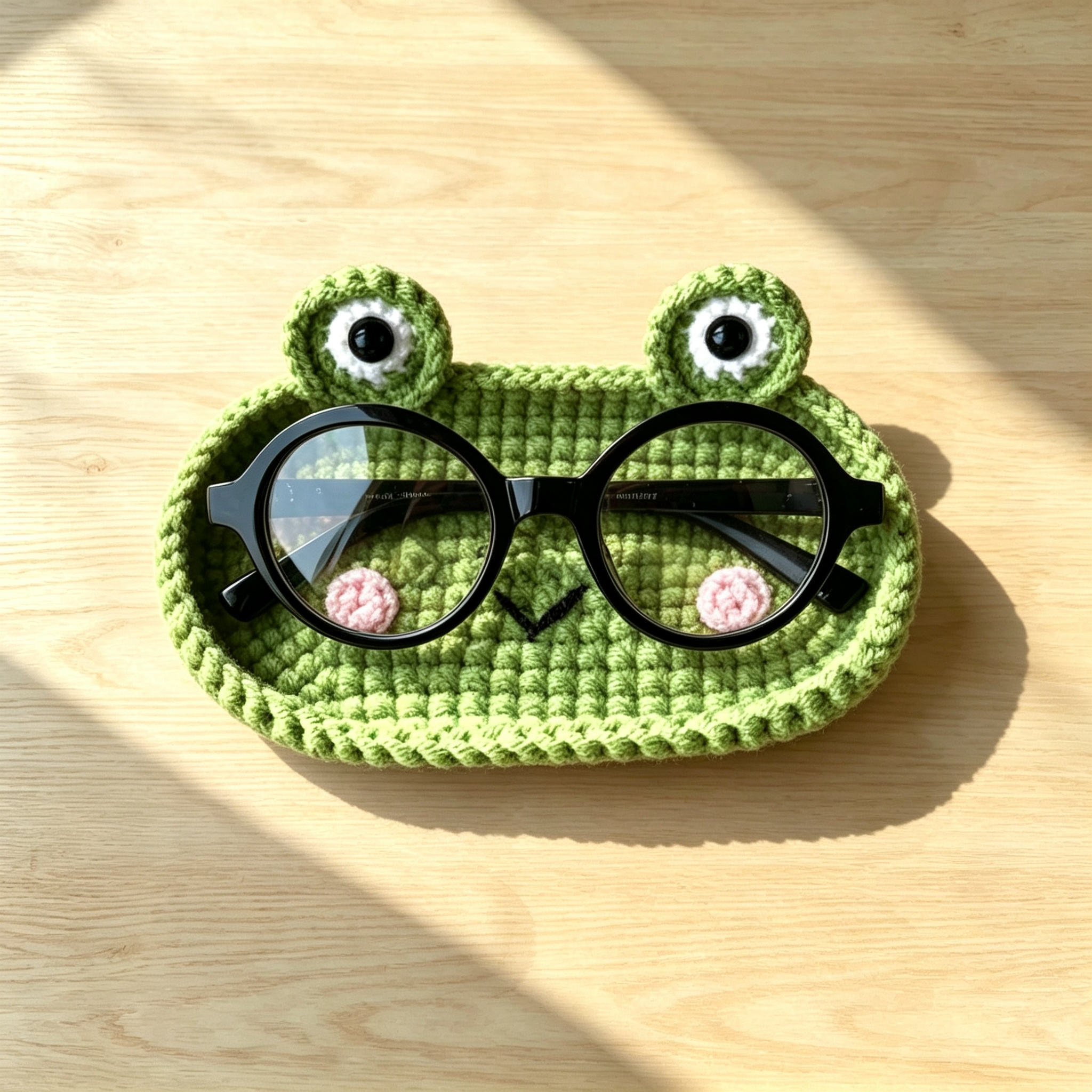 Handmade Crochet Animal Glasses Holder For Kids And Grandparent | MNGift29