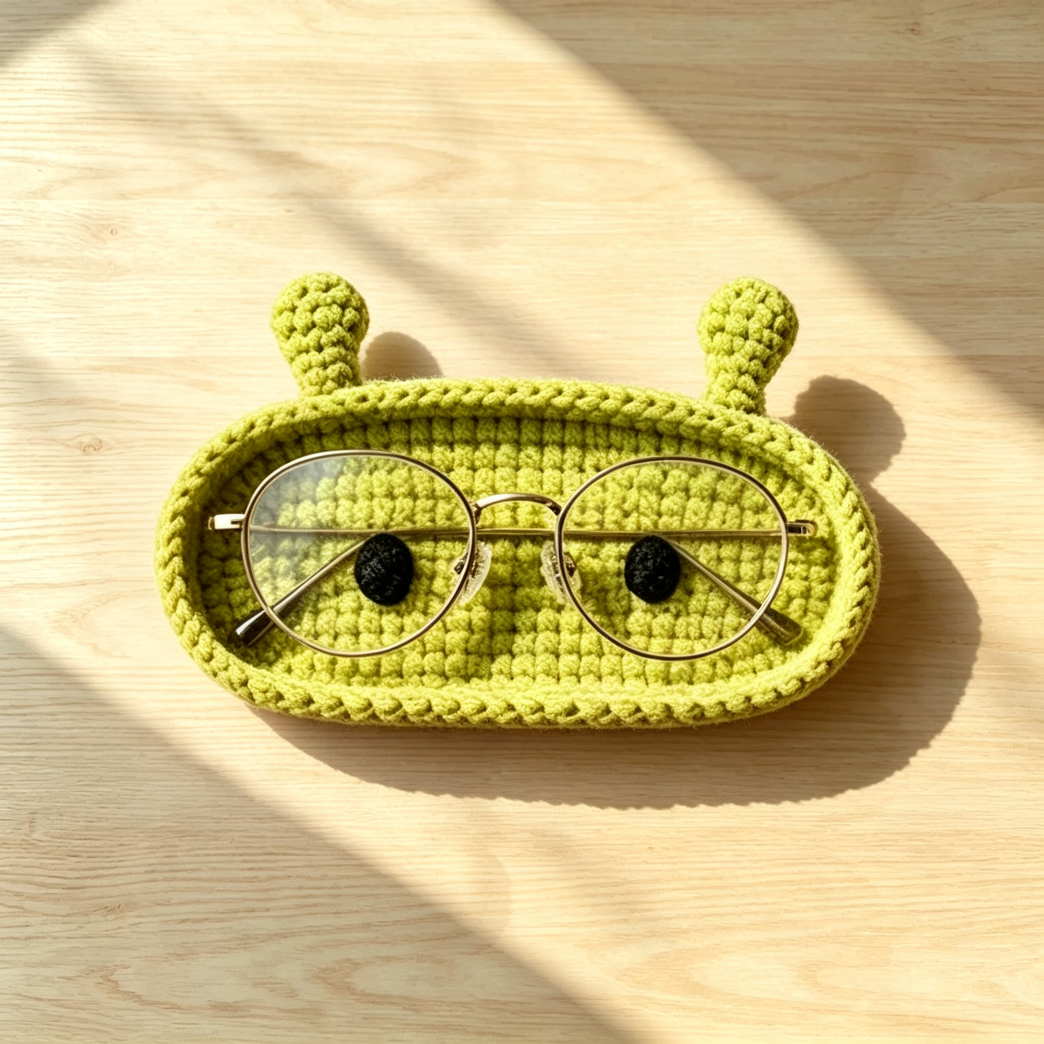 Handmade Crochet Animal Glasses Holder For Kids And Grandparent | MNGift29
