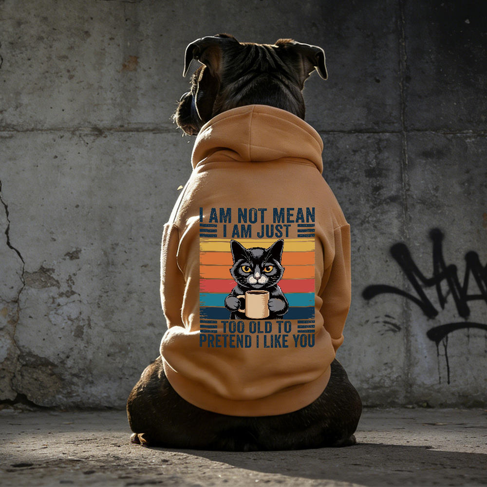 I AM NOT MEAN Puppy Hoodie | BKPet329