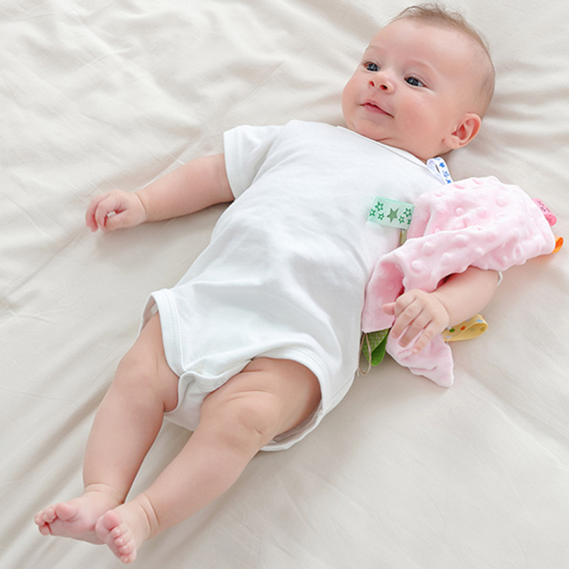 Personalized Baby Embroidery Comforter Ribbon Tag Blanket | MNBaby06