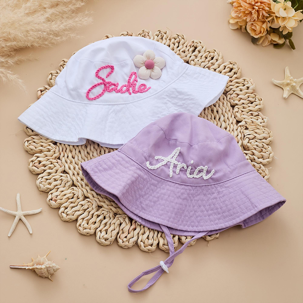 Personalized Kid Handmade Crocheted Fisherman's Hat | MNSummer17