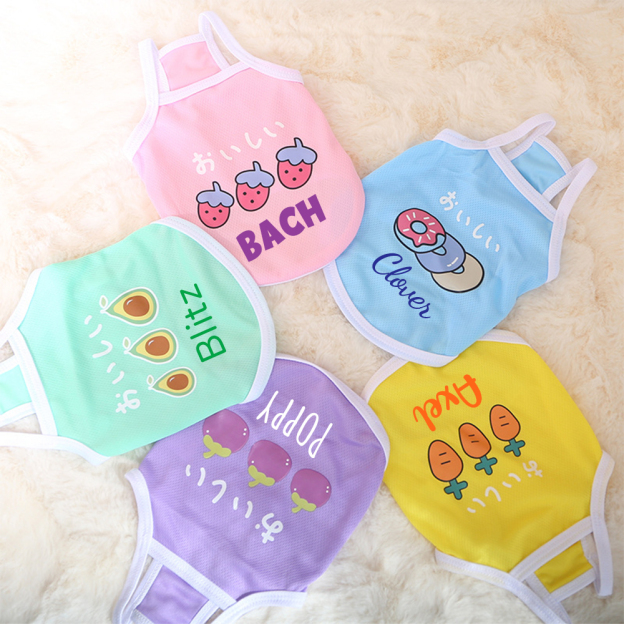 Personalized Cute Breathable Pet Summer Cool Mesh Vest | BKPet205