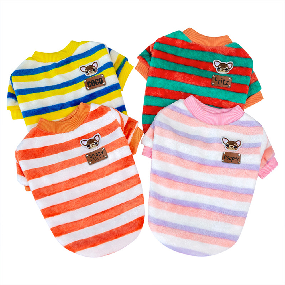 Personalized Casual Winter Warm Breathable Dog Cat Sweatshirt | BKPet211