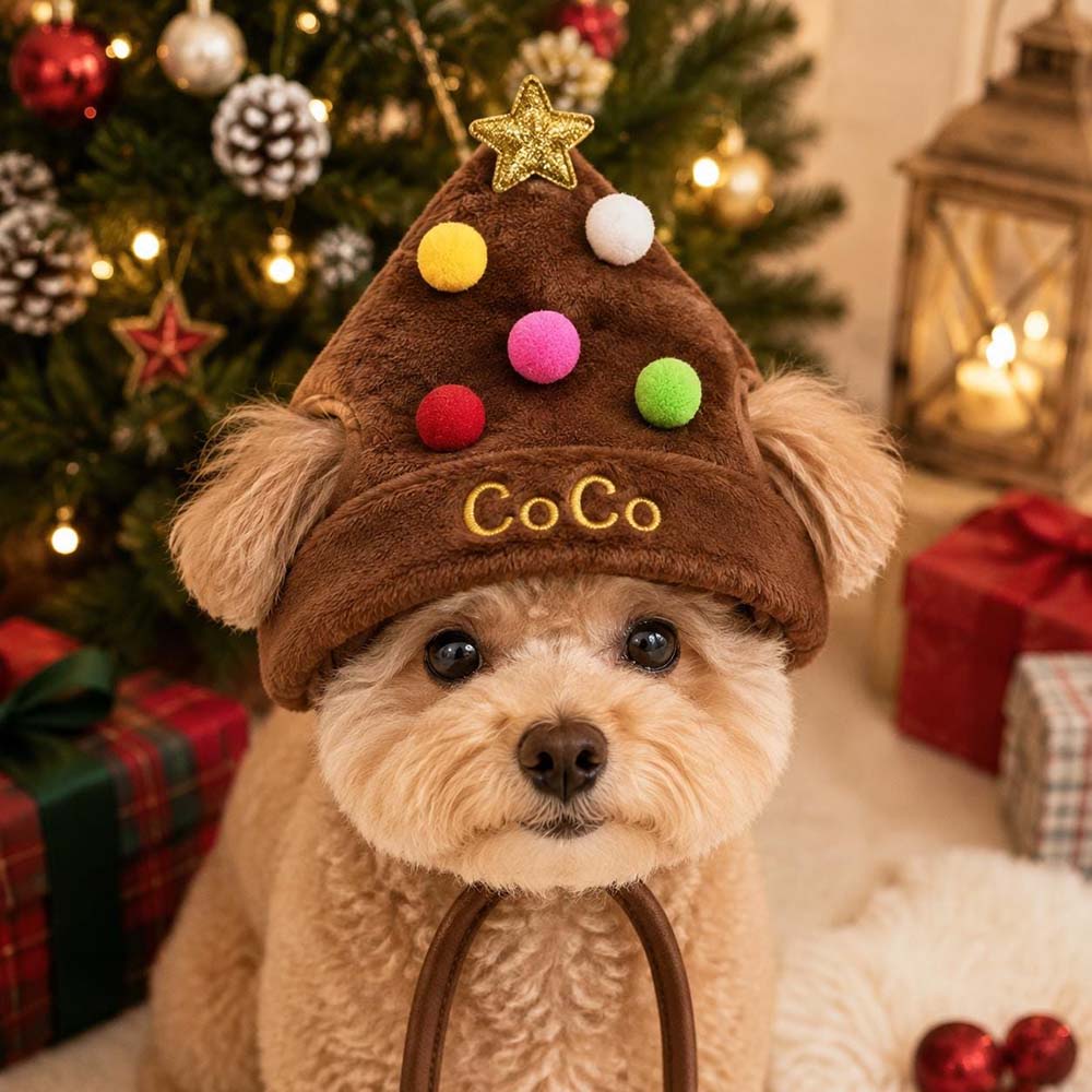 Personalized Embroidered Christmas Pets Hat | MCGift410