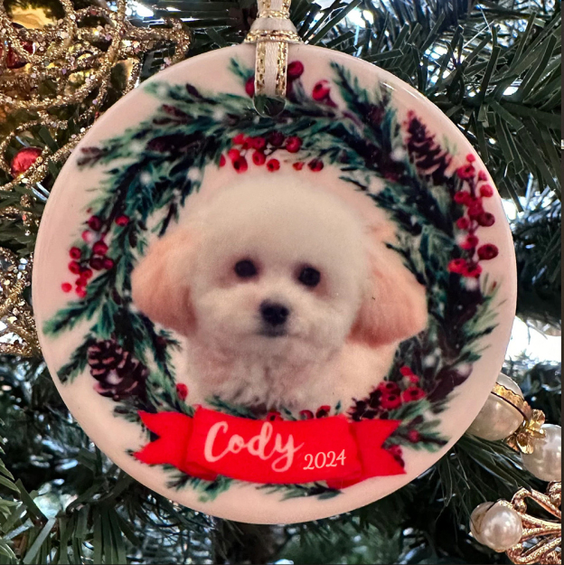 Personalized Pet Christmas Garland Ornaments Decoration | MCGift5715