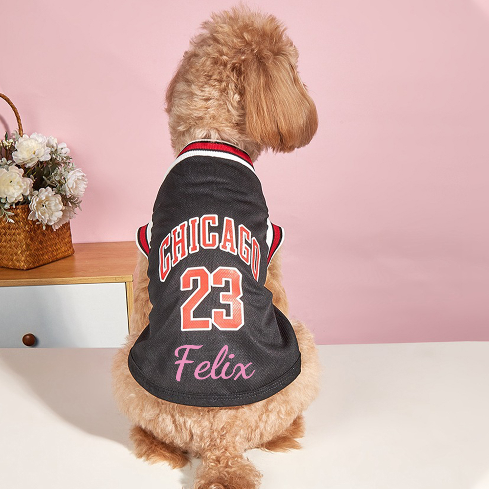 Personalized Pet Basketball Breathable Sport Jersey | BKPet169