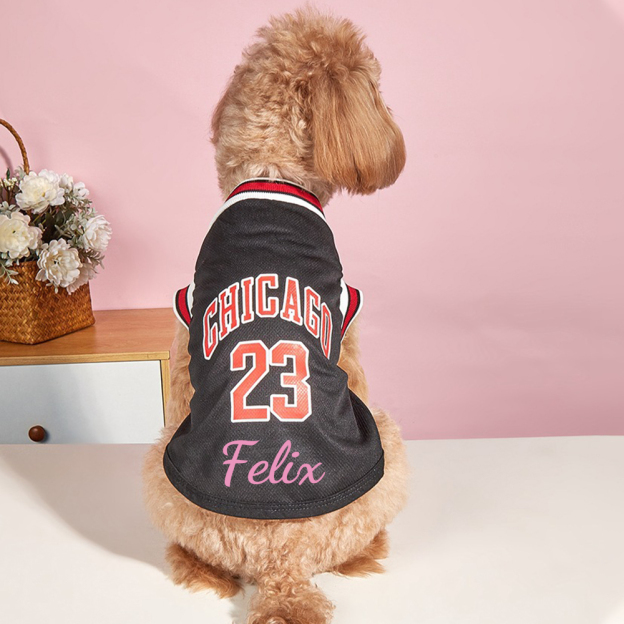Personalized Pet Basketball Breathable Sport Jersey | BKPet169