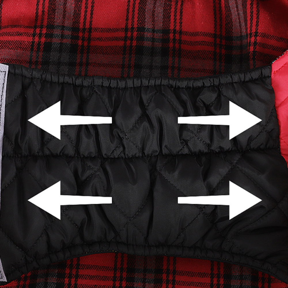 Personalized Pets Reversible Warm Chalet Jacket | BKPet208