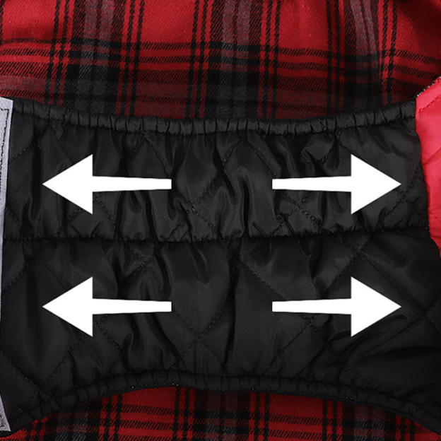 Personalized Pets Reversible Warm Chalet Jacket | BKPet208