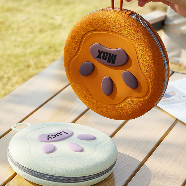 Personalized Collapsible Portable 2-in-1 Food & Water Dish Dog Bowl | BKPet214