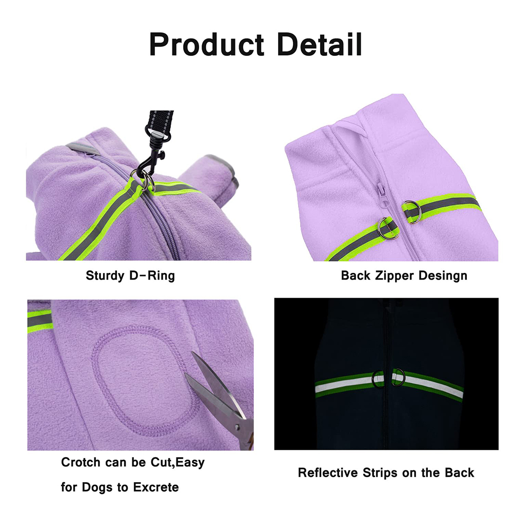 Personalized Pet Winter Warm Fleece Long Sleeve Sweater | BKPet312