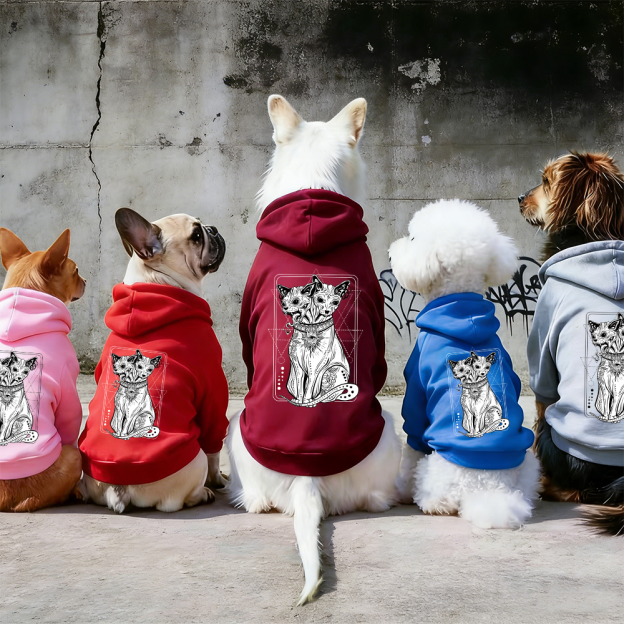 The Cat Goddess Bastet Puppy Hoodie | BKPet323