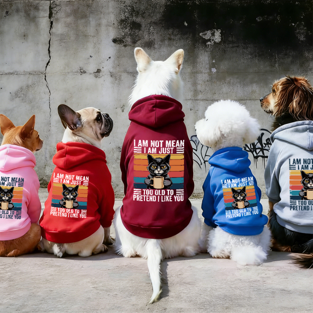 I AM NOT MEAN Puppy Hoodie | BKPet329